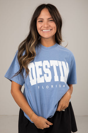 Light Blue Destin Florida Tee