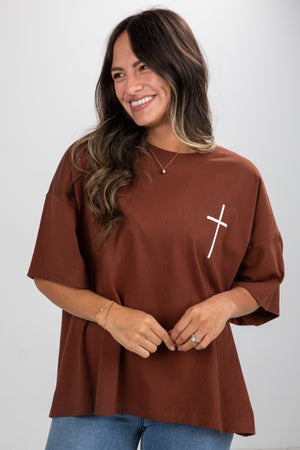 Chestnut God Is Good All The Time Tee