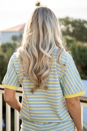 Give You Joy Striped Casual Top - DU DEAL
