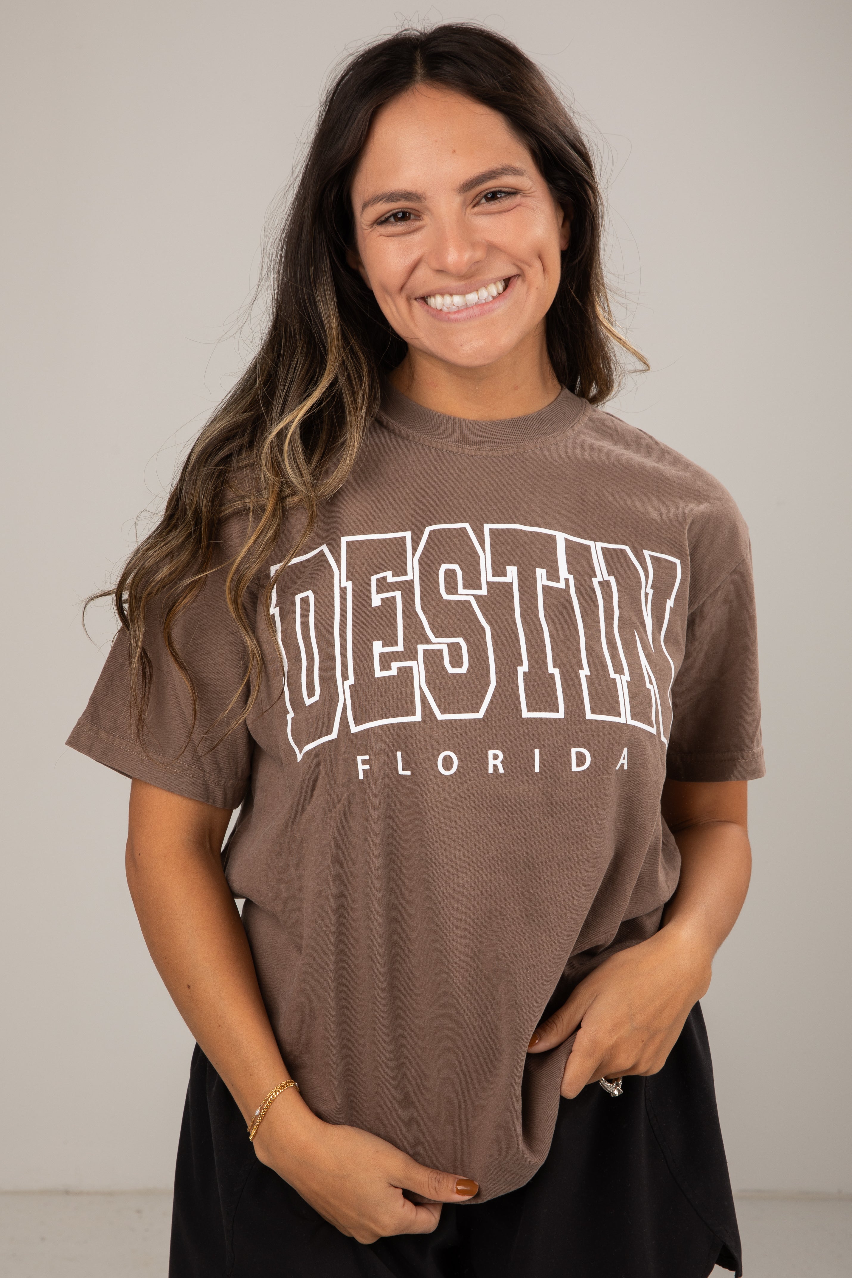 Brown Destin Florida Tee