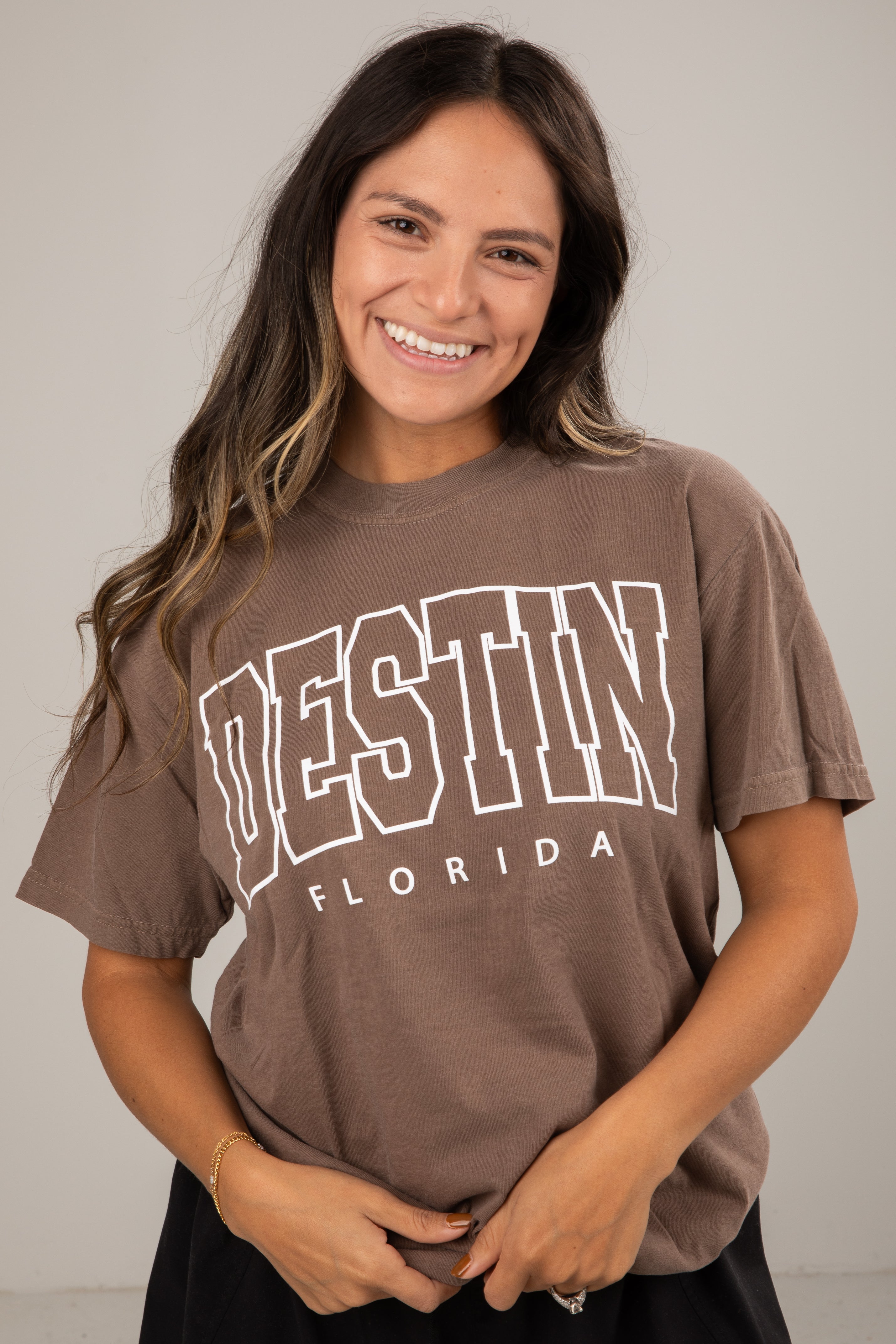 Brown Destin Florida Tee