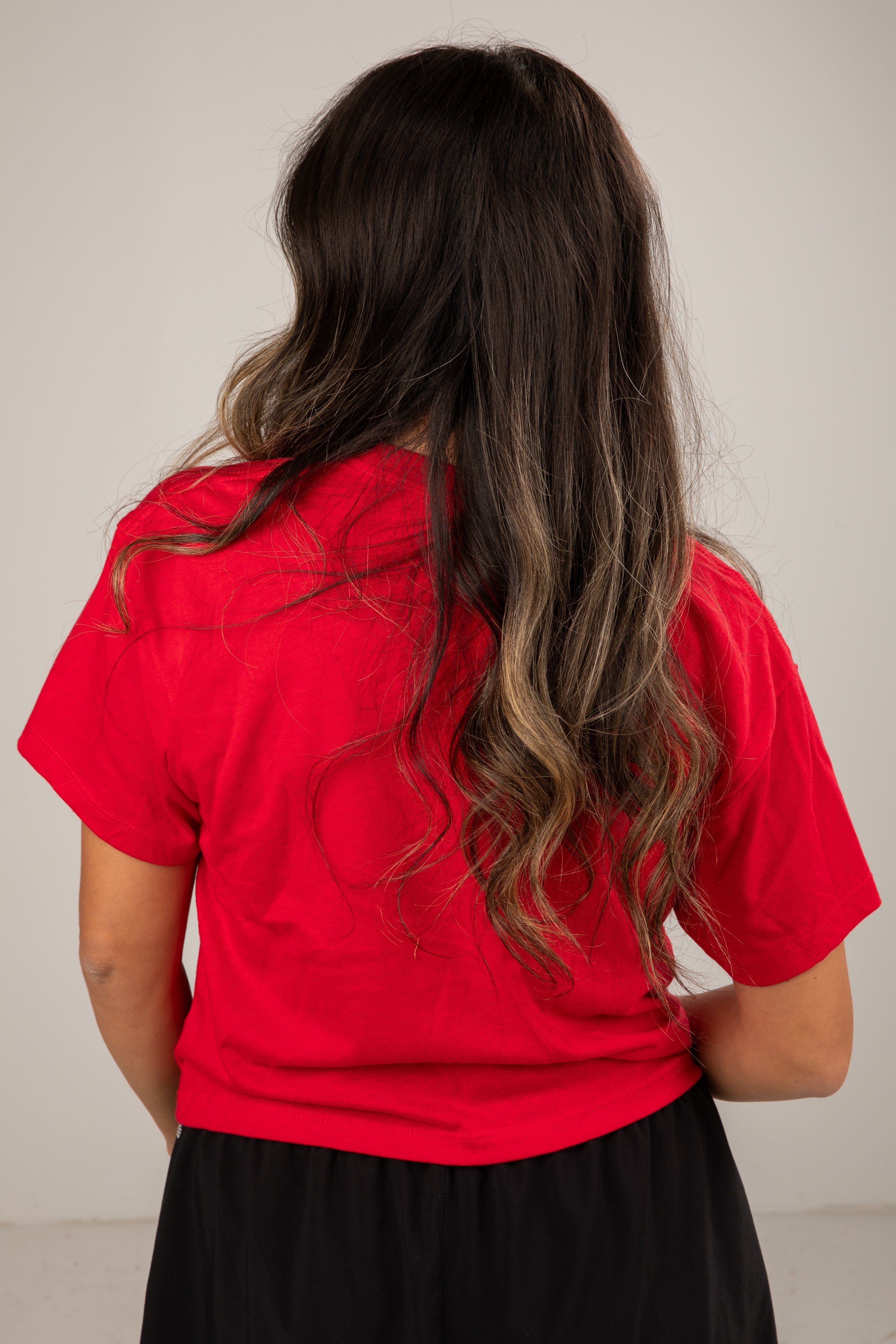 Red Glory Glory Cropped Tee