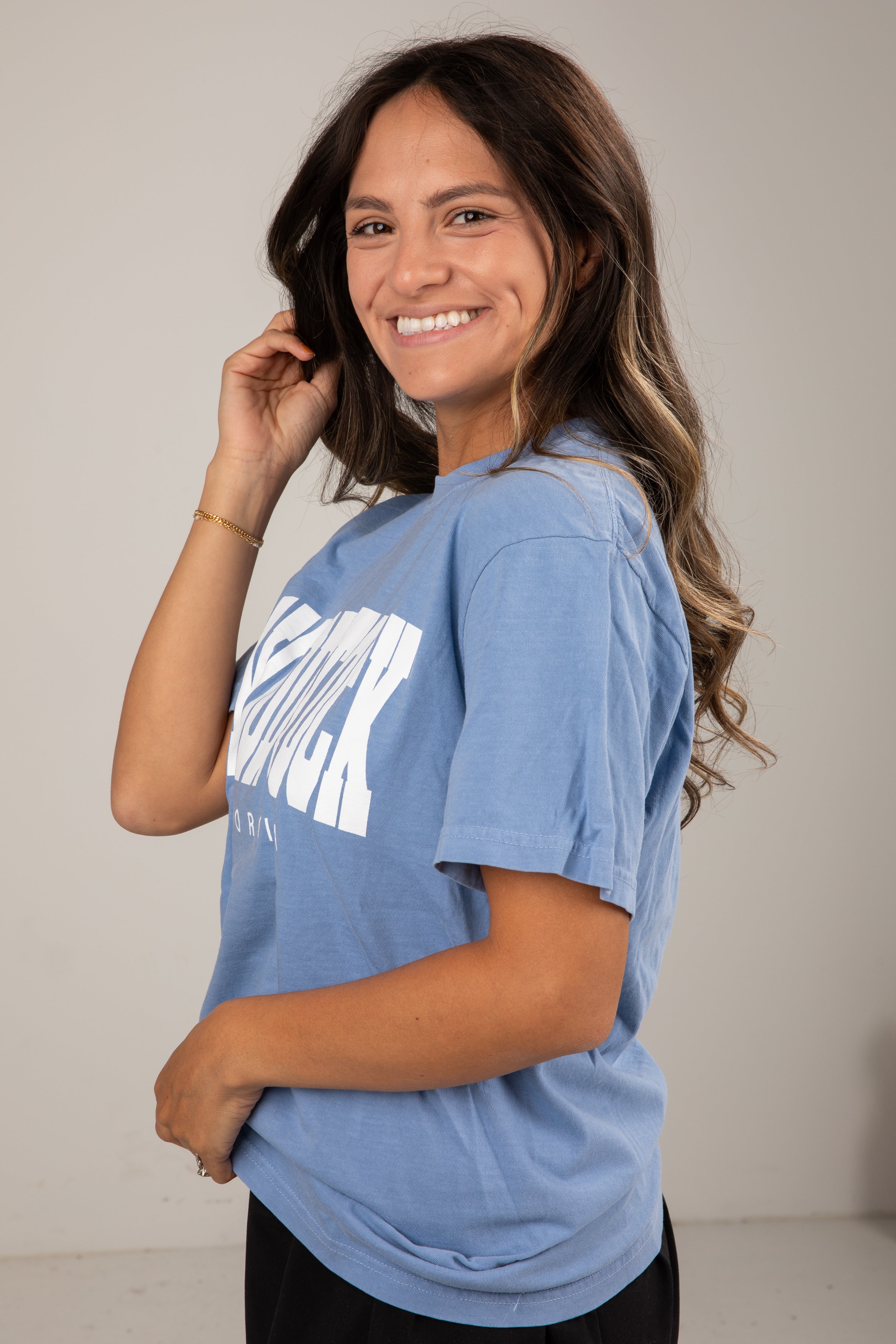 Light Blue Woodstock Georgia Tee