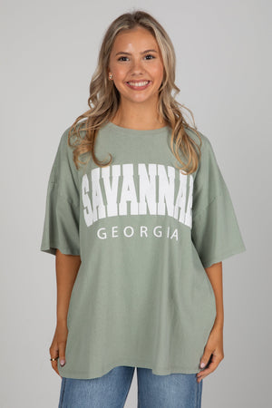 Sage Savannah Georgia Tee