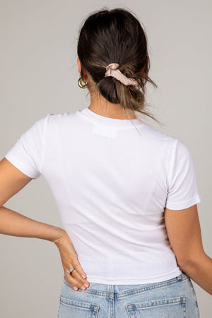 Charleston Est 1670 Crop White Tee