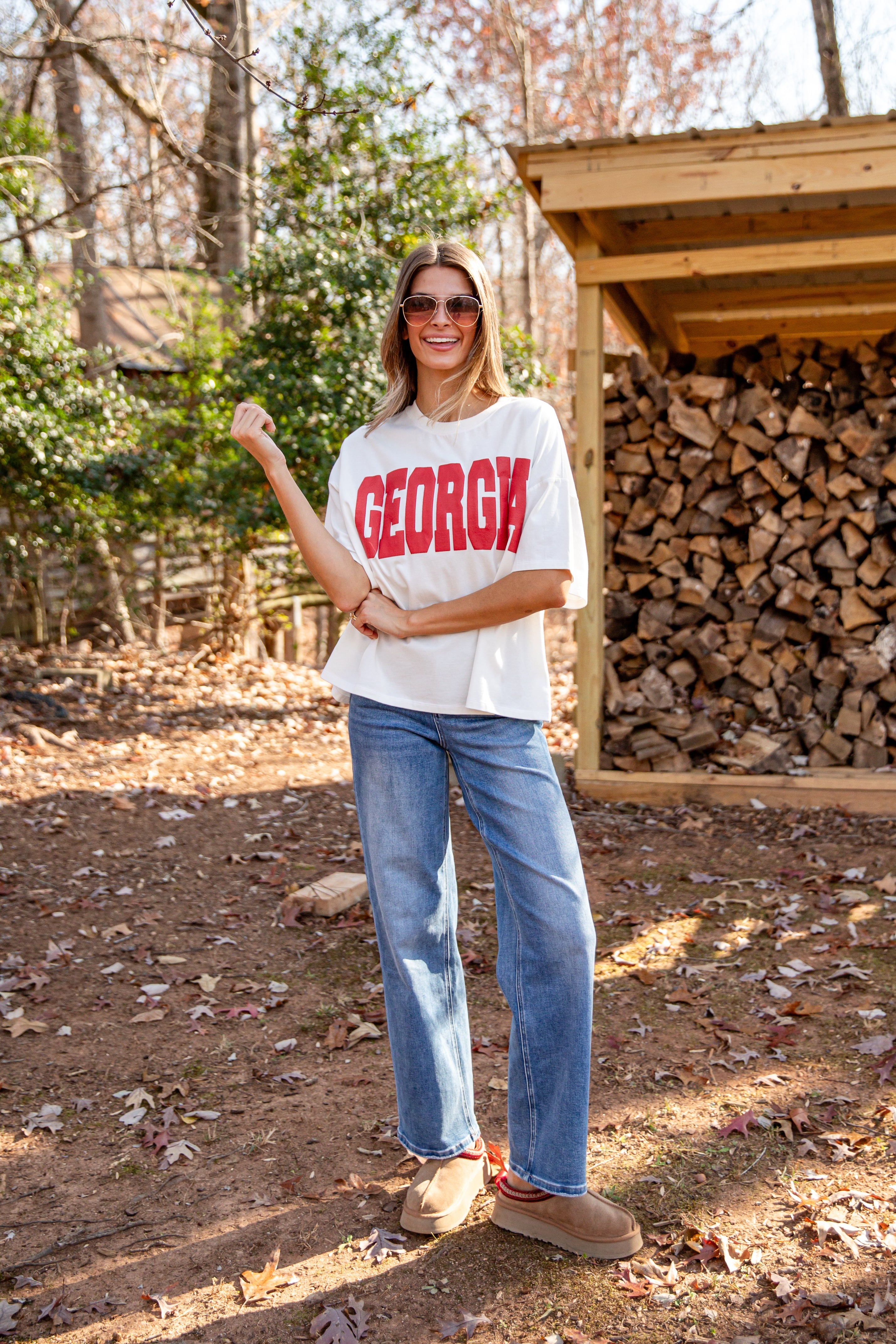 Georgia Block Letter Tee
