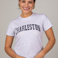 Charleston Classic Graphic Heather Grey Tee