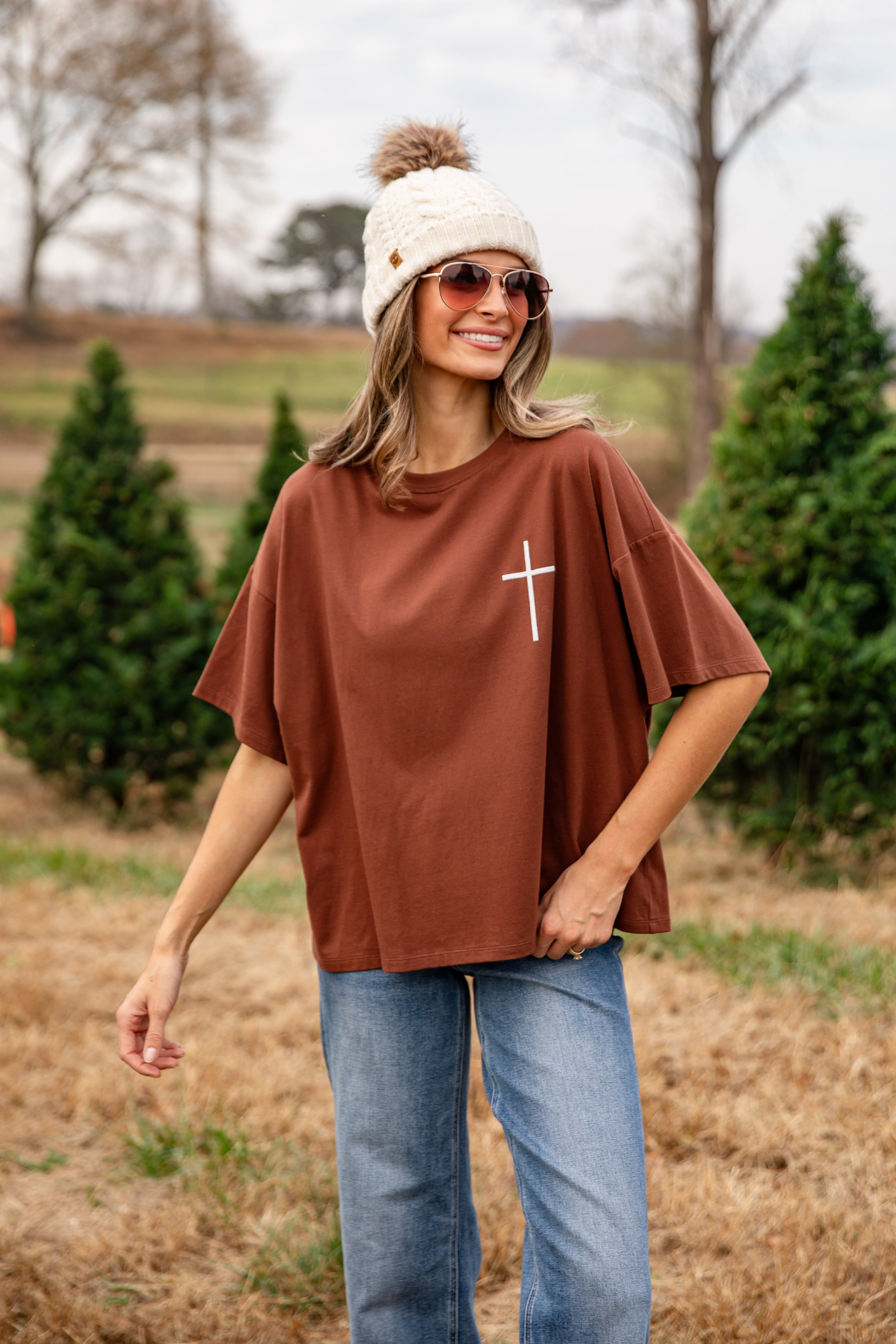 Chestnut God Is Good All The Time Tee