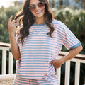 Give You Joy Striped Casual Top - DU DEAL