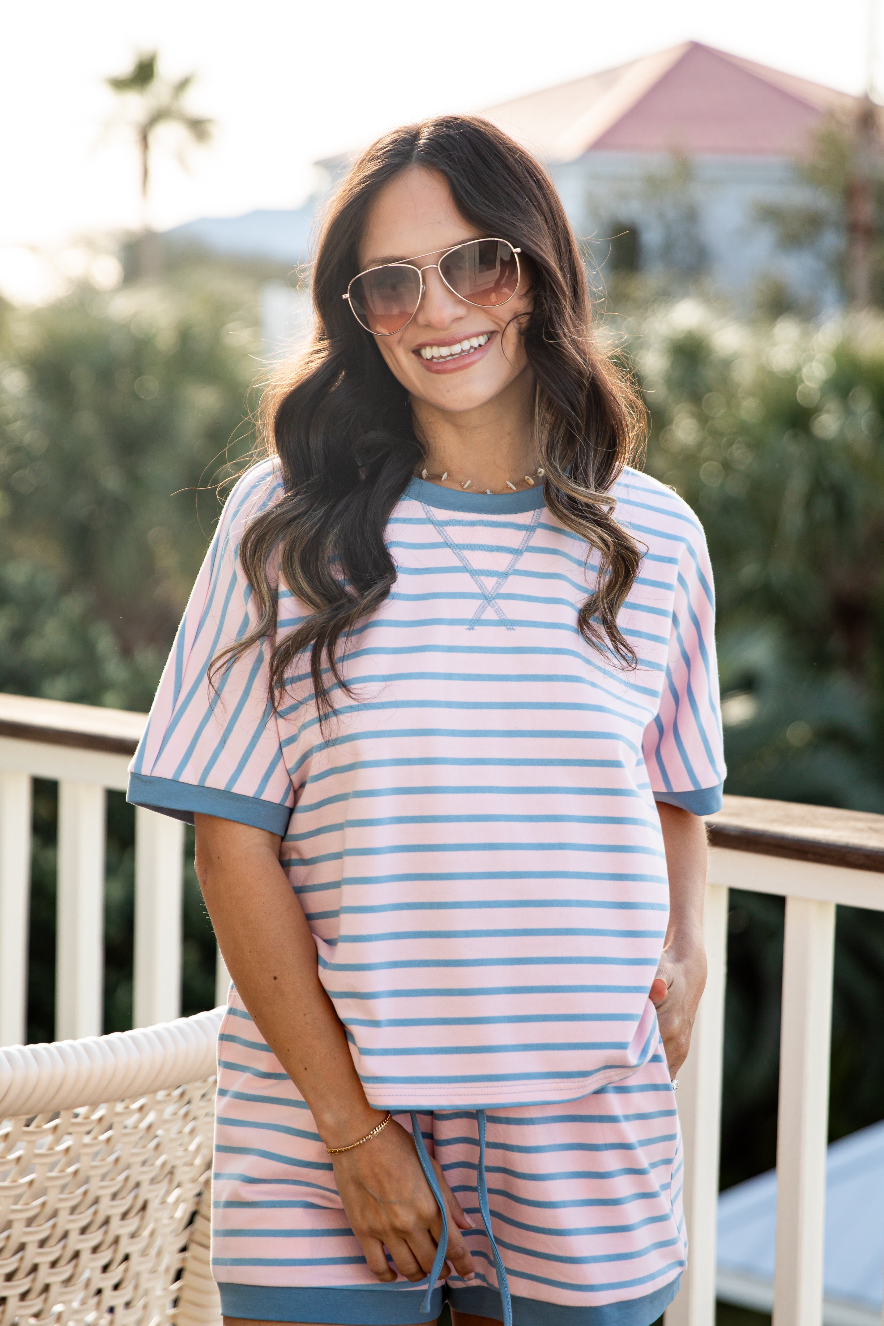 Give You Joy Striped Casual Top - DU DEAL