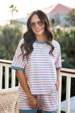 Give You Joy Striped Casual Top - DU DEAL